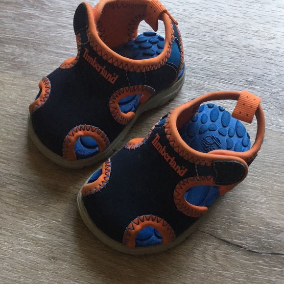Timberland sandals size 4 baby - Picture 2 of 4